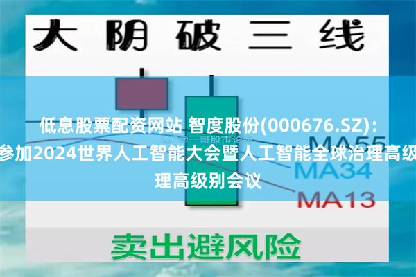 低息股票配资网站 智度股份(000676.SZ)：公司未参加2024世界人工智能大会暨人工智能全球治理高级别会议